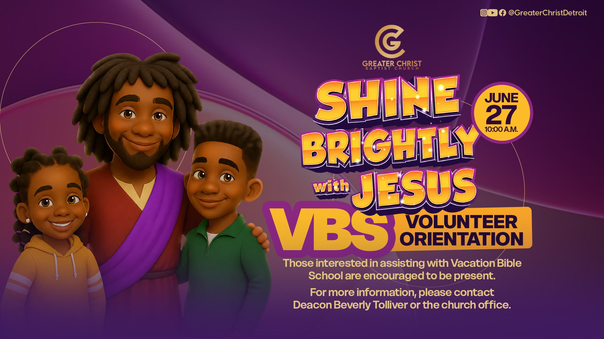VBS Volunteer Orientation